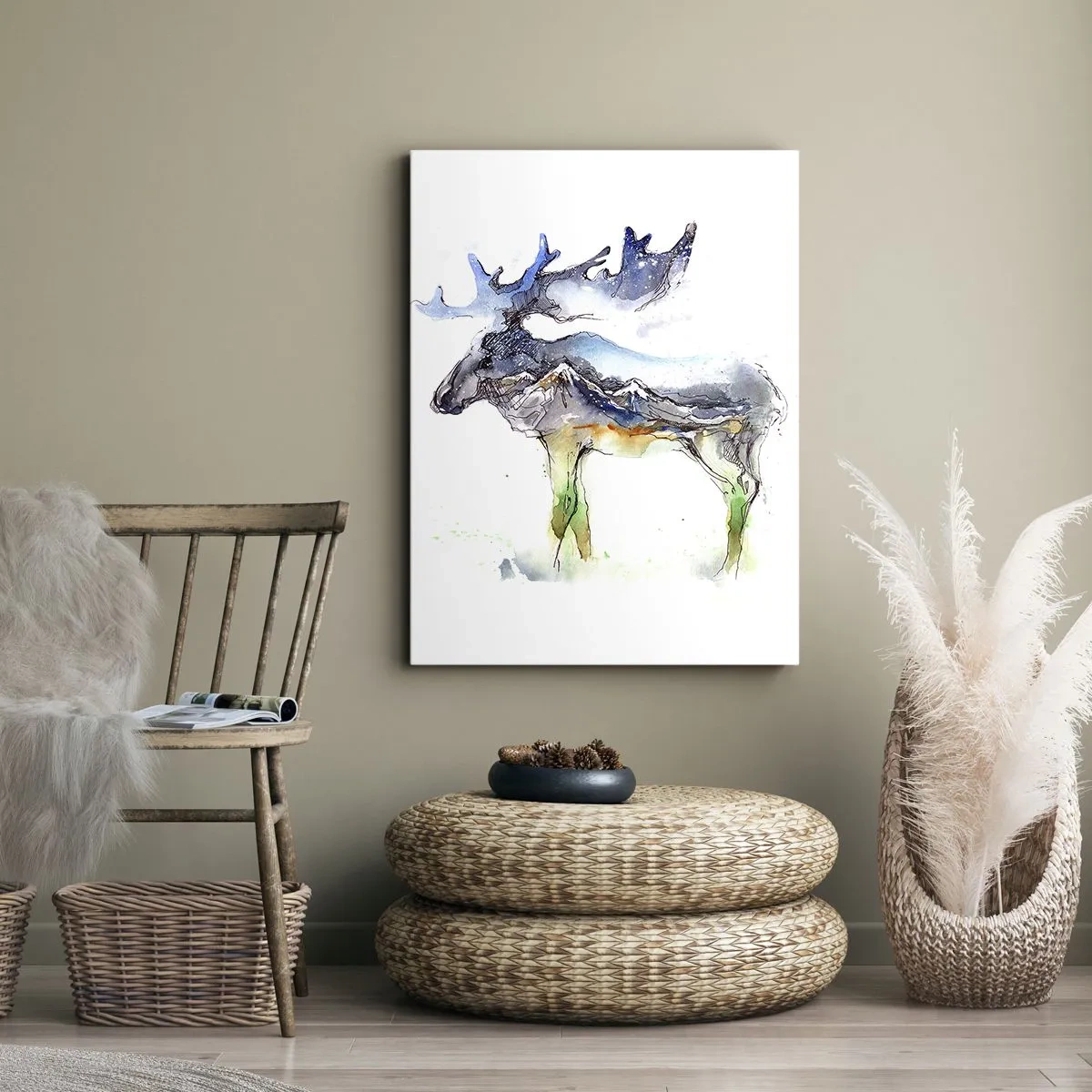 Vászonkép - Egy téli mese hőse - 45x80 cm