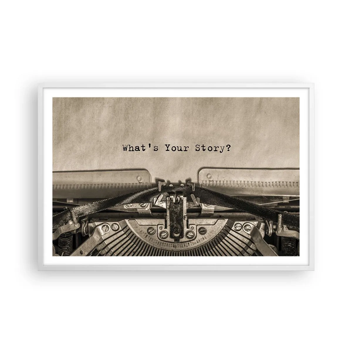 Poszter fekete keretben - Meséld el - 91x61 cm