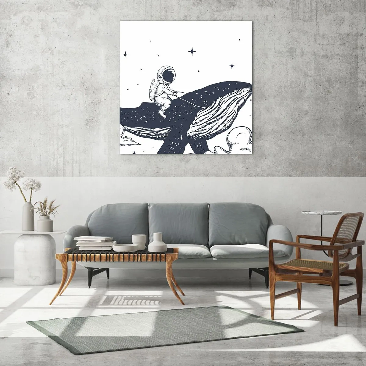 Üveg kép - Egy kozmikus kaland - 50x50 cm