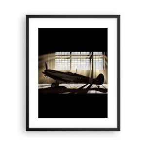 Poszter fehér keretben - Harcos pihenése - 40x50 cm