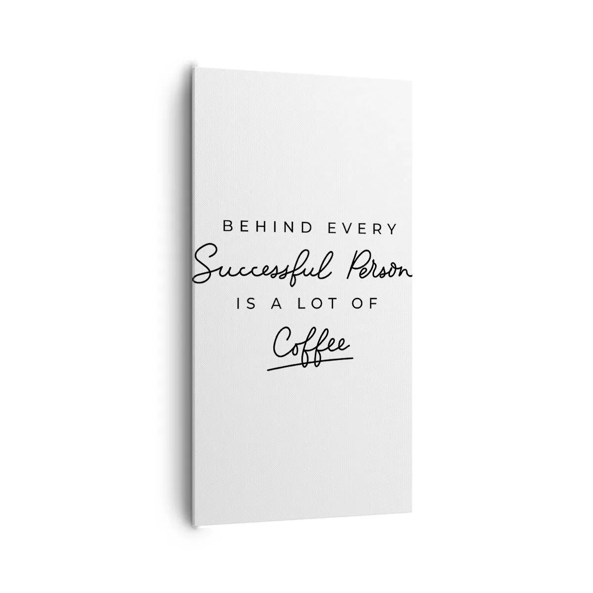 Vászonkép - A siker titka - 65x120 cm