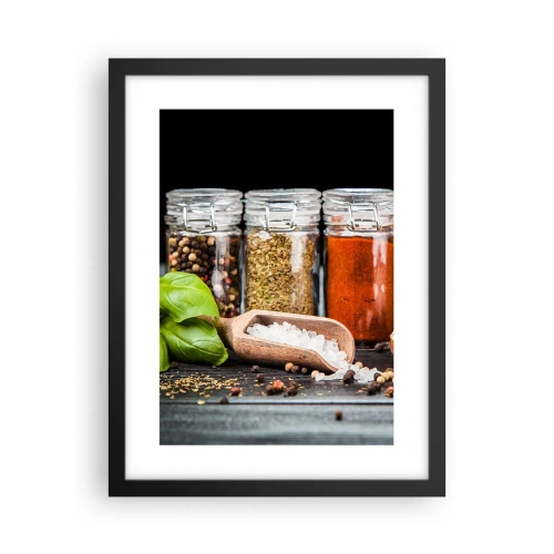 Poszter fehér keretben - Hogy az életnek legyen íze - 30x40 cm