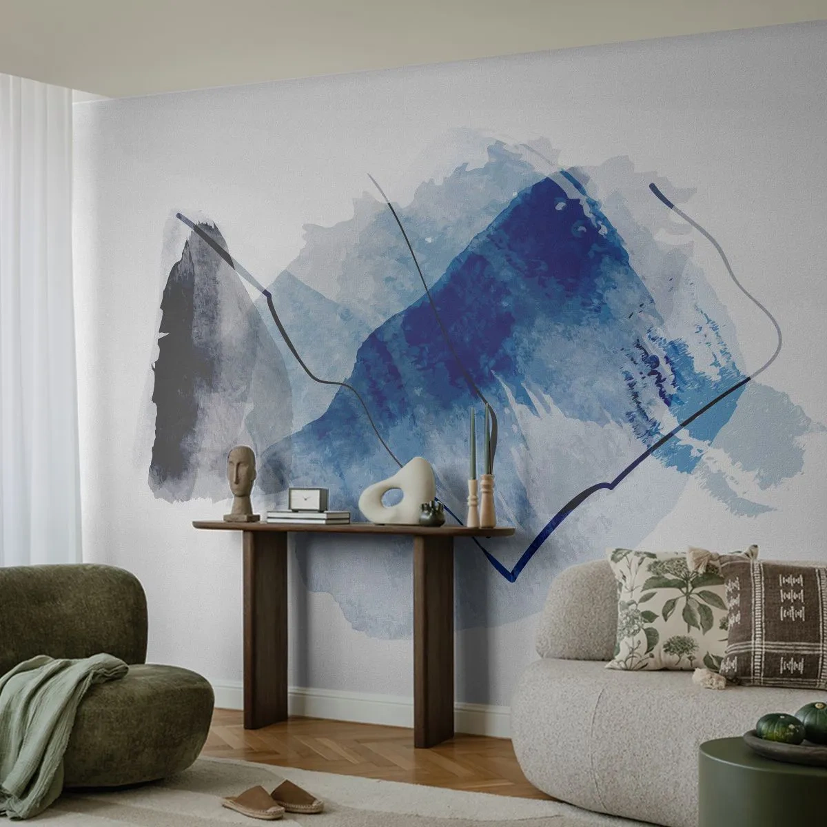 Öntapadós Fotótapéta Deluxe Sticker - Jéghegy - Absztrakció, Darab, Modern művészet - 250x175 cm