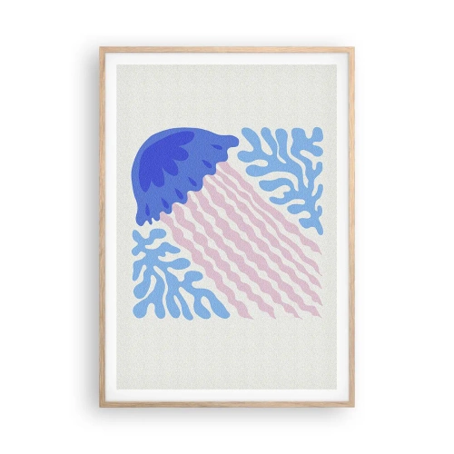 Poszter világos tölgy keretben - Mint egy másik világból - 70x100 cm