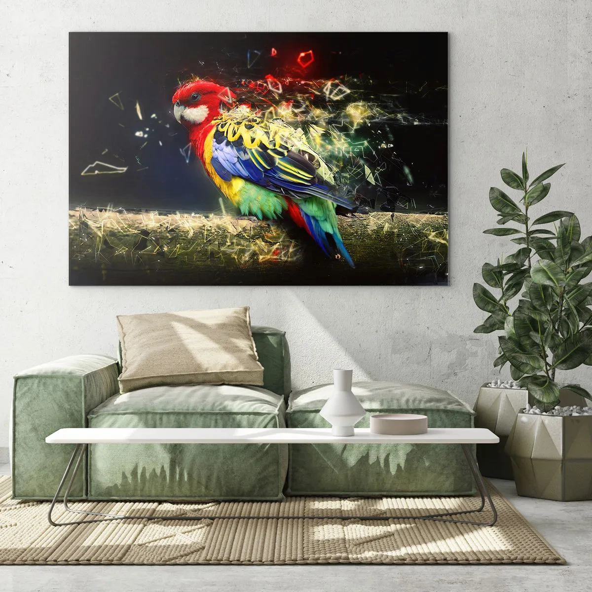 Üveg kép - A ragyogás hírnöke - 100x70 cm
