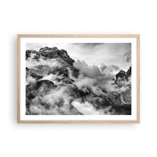 Poszter világos tölgy keretben - Gyönyörű és kegyetlen - 70x50 cm