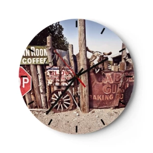 Falióra, Óra - És megállt az idő - 40x40 cm