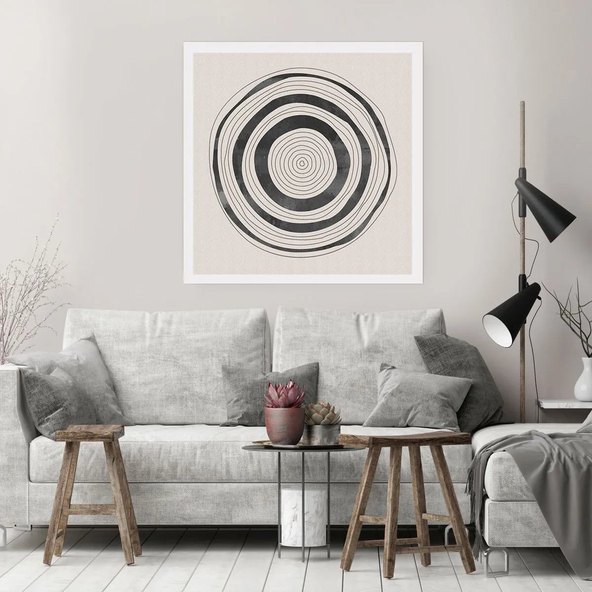 Poszter - Az a fontos, ami a kettő között van. - 50x50 cm