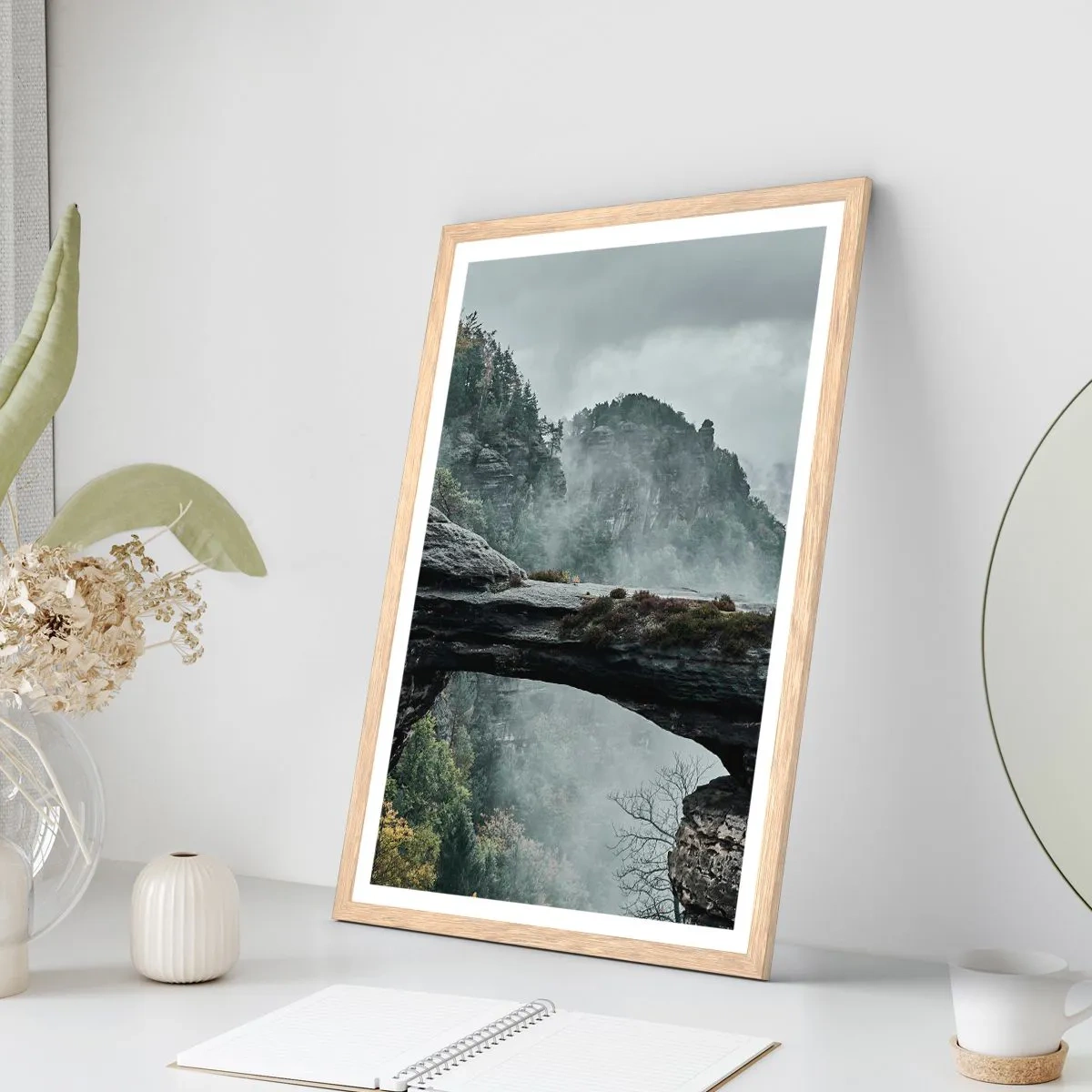 Poszter világos tölgy keretben - A kaland hamarosan kezdődik - 61x91 cm