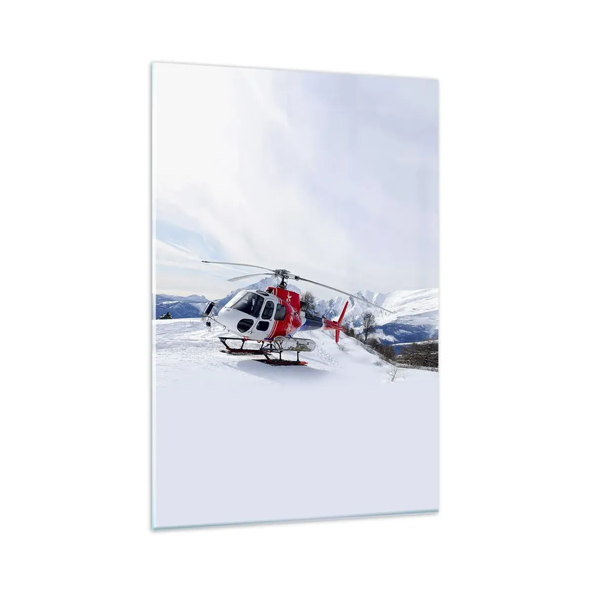 Üveg kép - Mindig készen - 80x120 cm