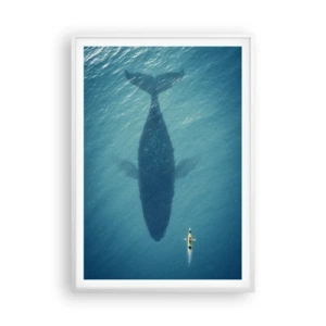 Poszter fekete keretben - Találkozás az óceánon - 70x100 cm