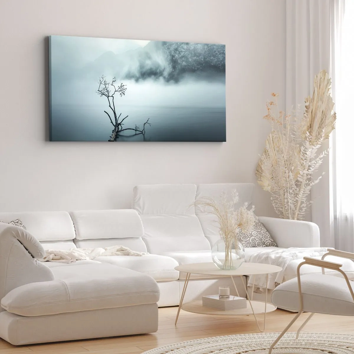 Vászonkép - Vízből és ködből - 100x40 cm