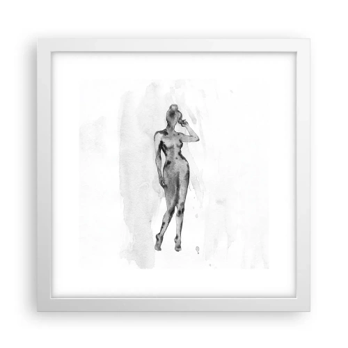 Poszter fekete keretben - A nőiesség ideáljának nyomában - 30x30 cm