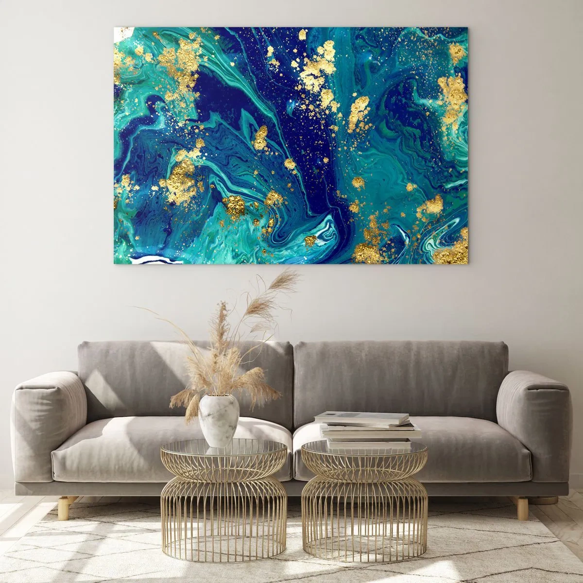 Üveg kép - Nap pelyhek  - 120x80 cm