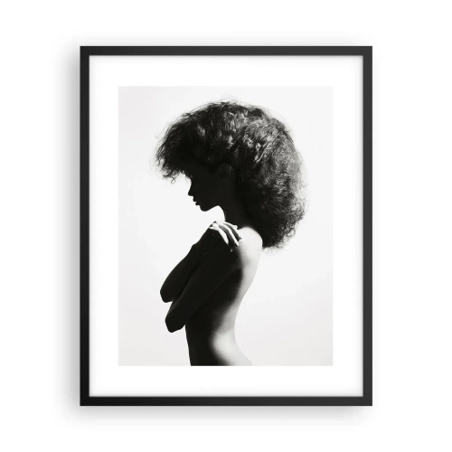 Poszter fehér keretben - Mint virág a karcsú száron - 40x50 cm