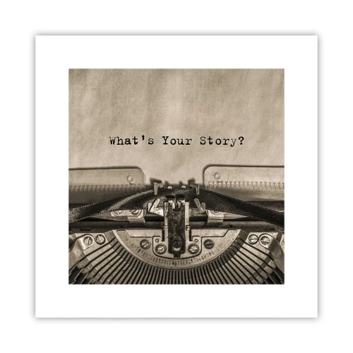 Poszter - Meséld el - 30x30 cm