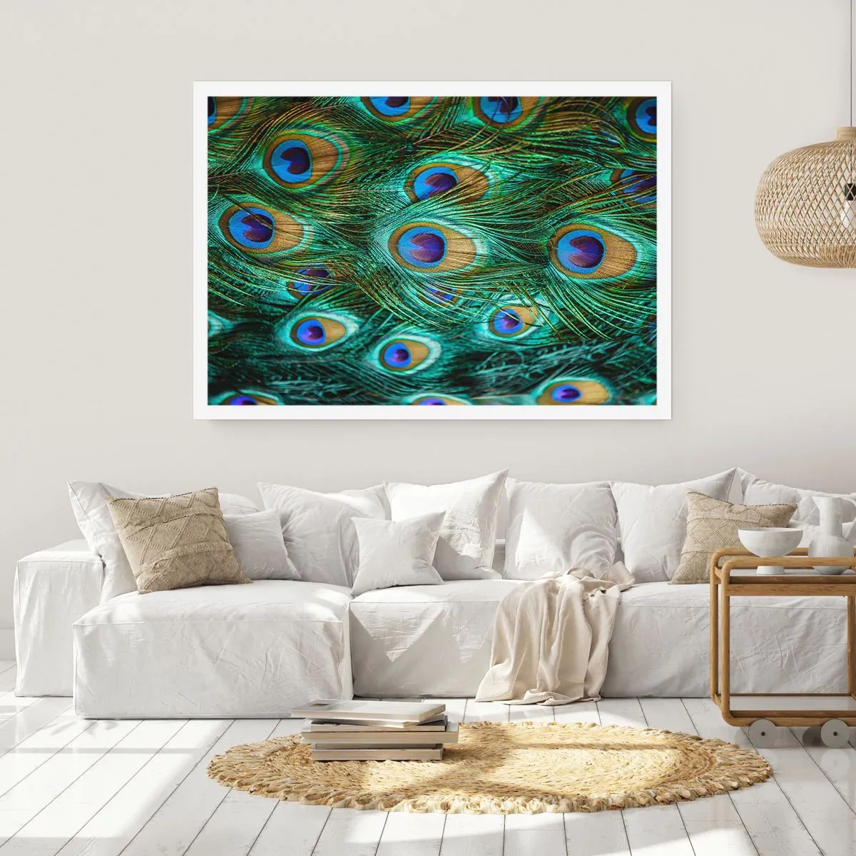 Poszter - Pávaszemű pillantás - 91x61 cm
