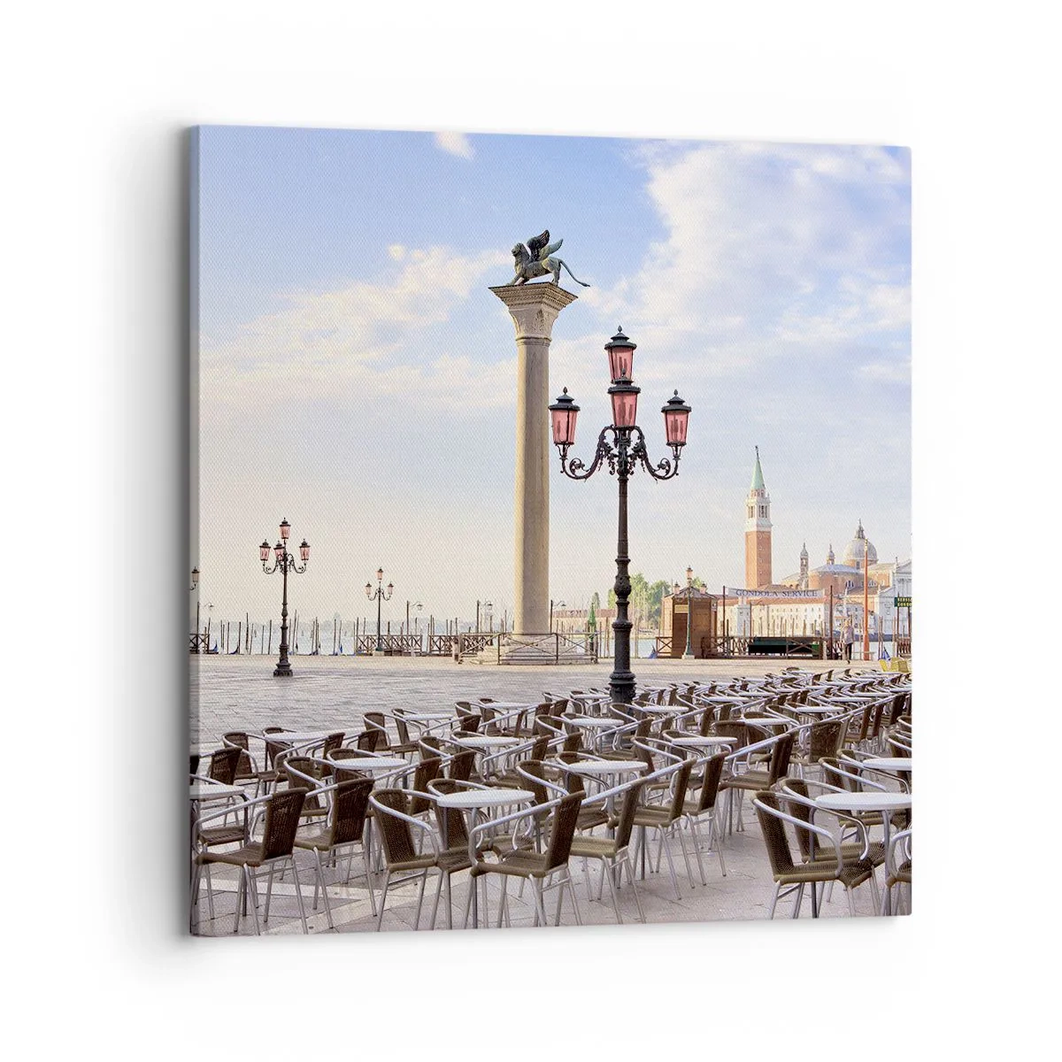 Vászonkép - Gyere, minden készen áll - 70x70 cm