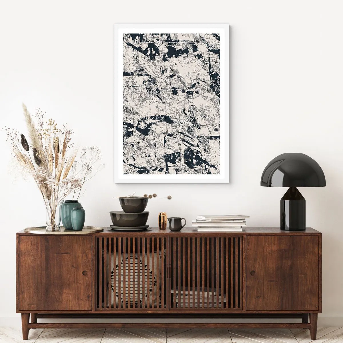 Poszter fekete keretben - Az ellentétek egymásba fonódása - 70x100 cm