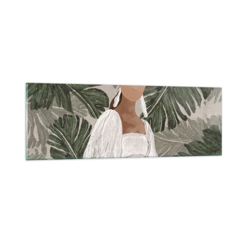 Üveg kép - Egzotikus portré - 90x30 cm