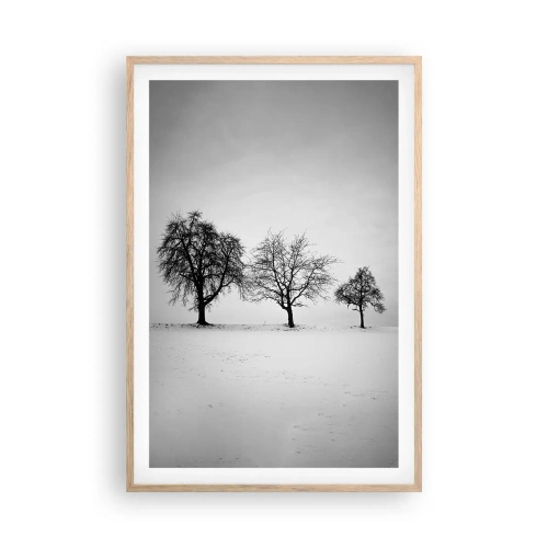 Poszter világos tölgy keretben - Miről álmodoznak? - 61x91 cm