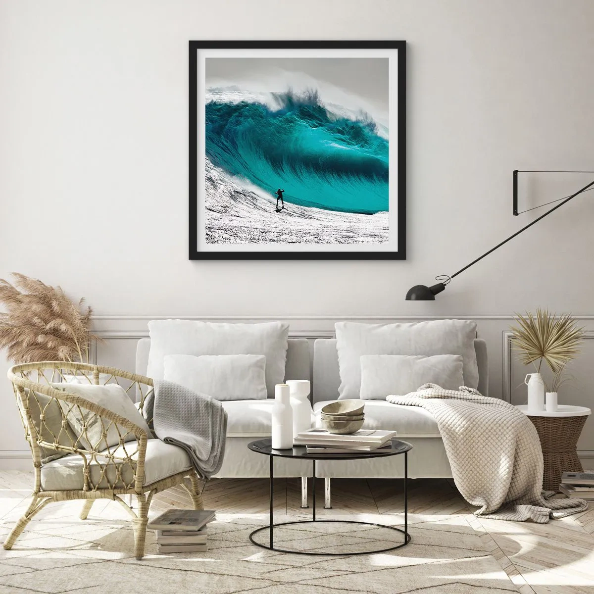 Poszter fehér keretben - Kihívás elfogadva - 40x40 cm