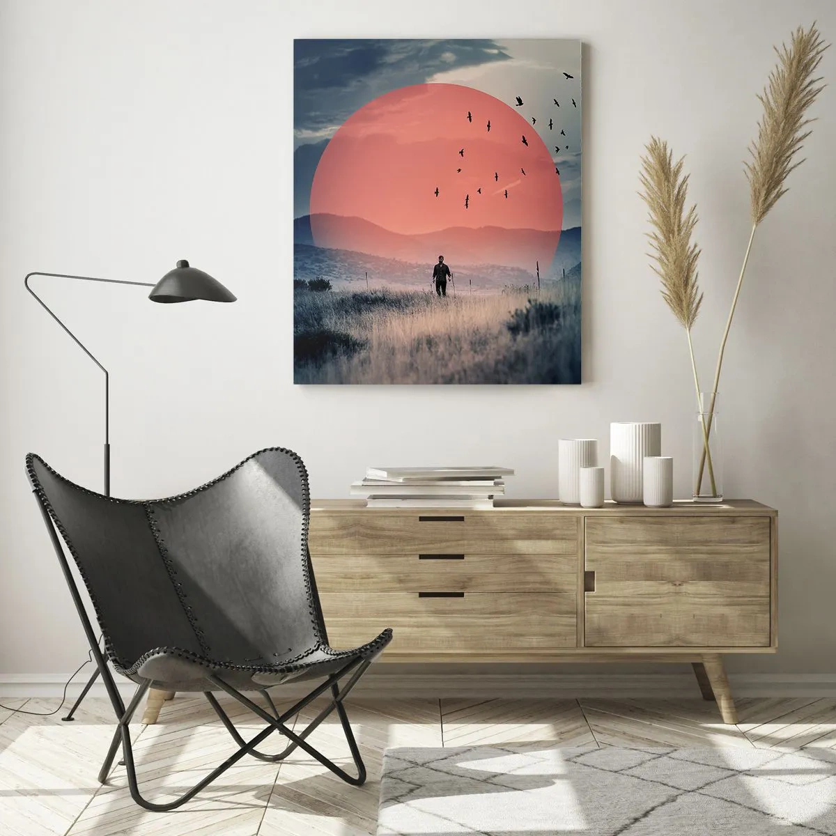 Üveg kép - Elemében - 70x100 cm