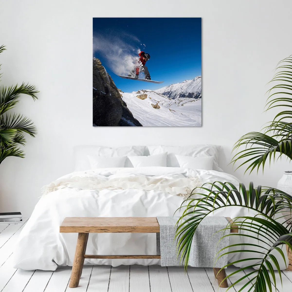 Vászonkép - És a tér részévé váltál - 60x60 cm