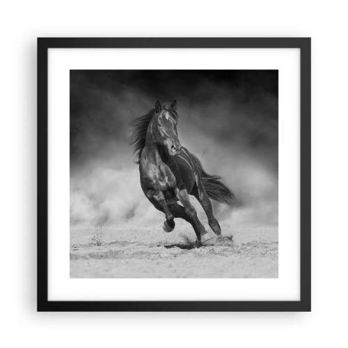 Poszter fehér keretben - Az emírhez méltó - 40x40 cm