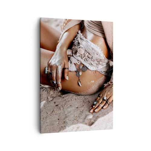 Vászonkép - A hullámok vetettek partra? - 50x70 cm