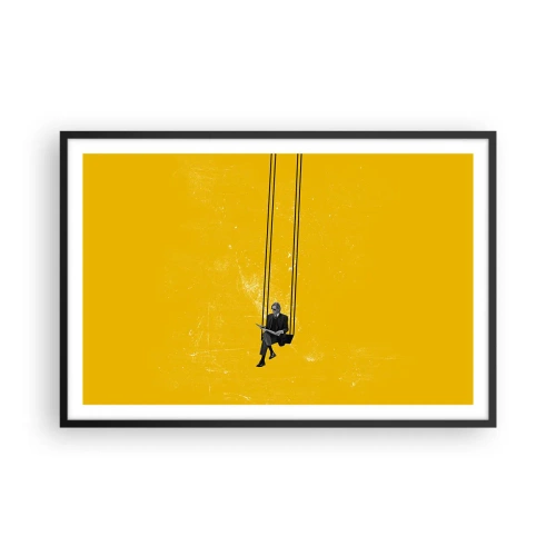 Poszter fehér keretben - Egy nap, mint a többi - 91x61 cm