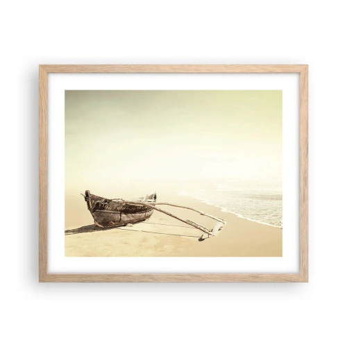 Poszter világos tölgy keretben - A déli tengerek megemlékezése - 50x40 cm