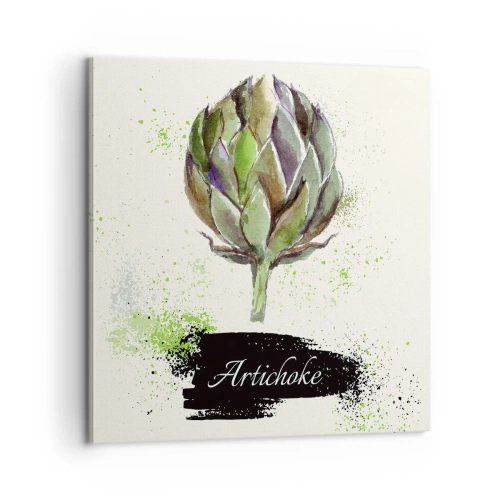 Vászonkép - Eviva zöldségek! - 60x60 cm