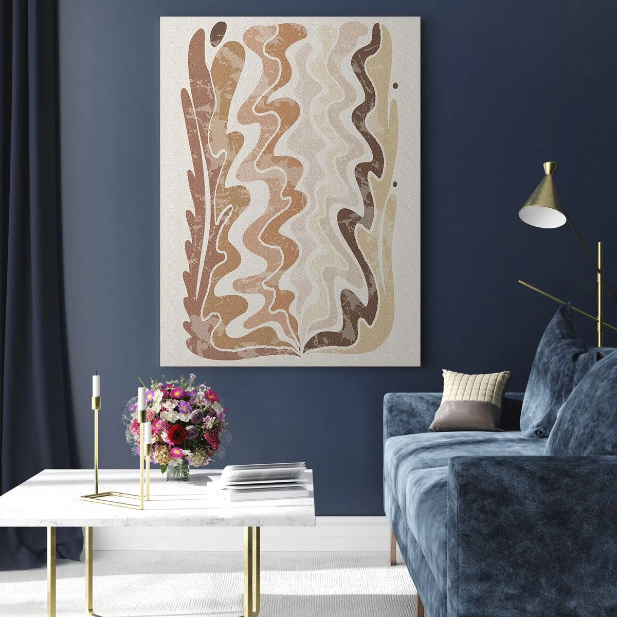 Üveg kép - Jó energia - jó érzelmek - 50x70 cm