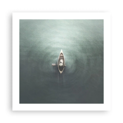 Poszter - Egy holdfényes tavon át - 50x50 cm