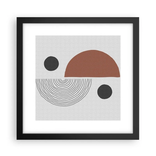 Poszter fehér keretben - A kerék tökéletessége - 30x30 cm