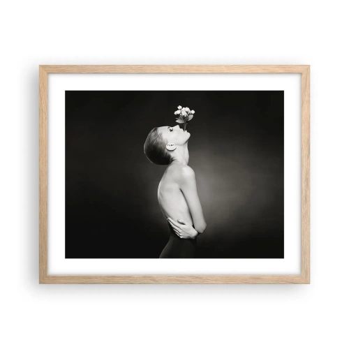 Poszter világos tölgy keretben - Excentrikus elegancia - 50x40 cm