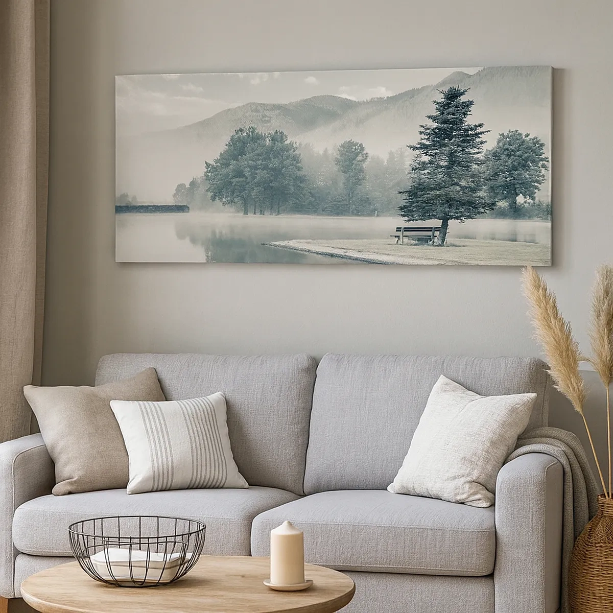 Vászonkép - A tó még alszik - 30x30 cm