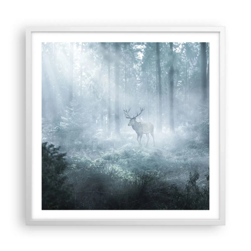 Poszter fekete keretben - Reggeli birtokellenőrzés - 60x60 cm