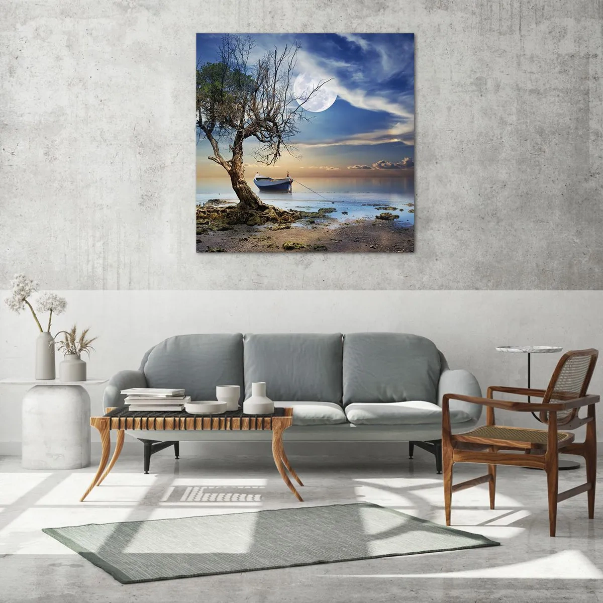 Üveg kép - Ez a vég vagy a kezdet? - 40x40 cm