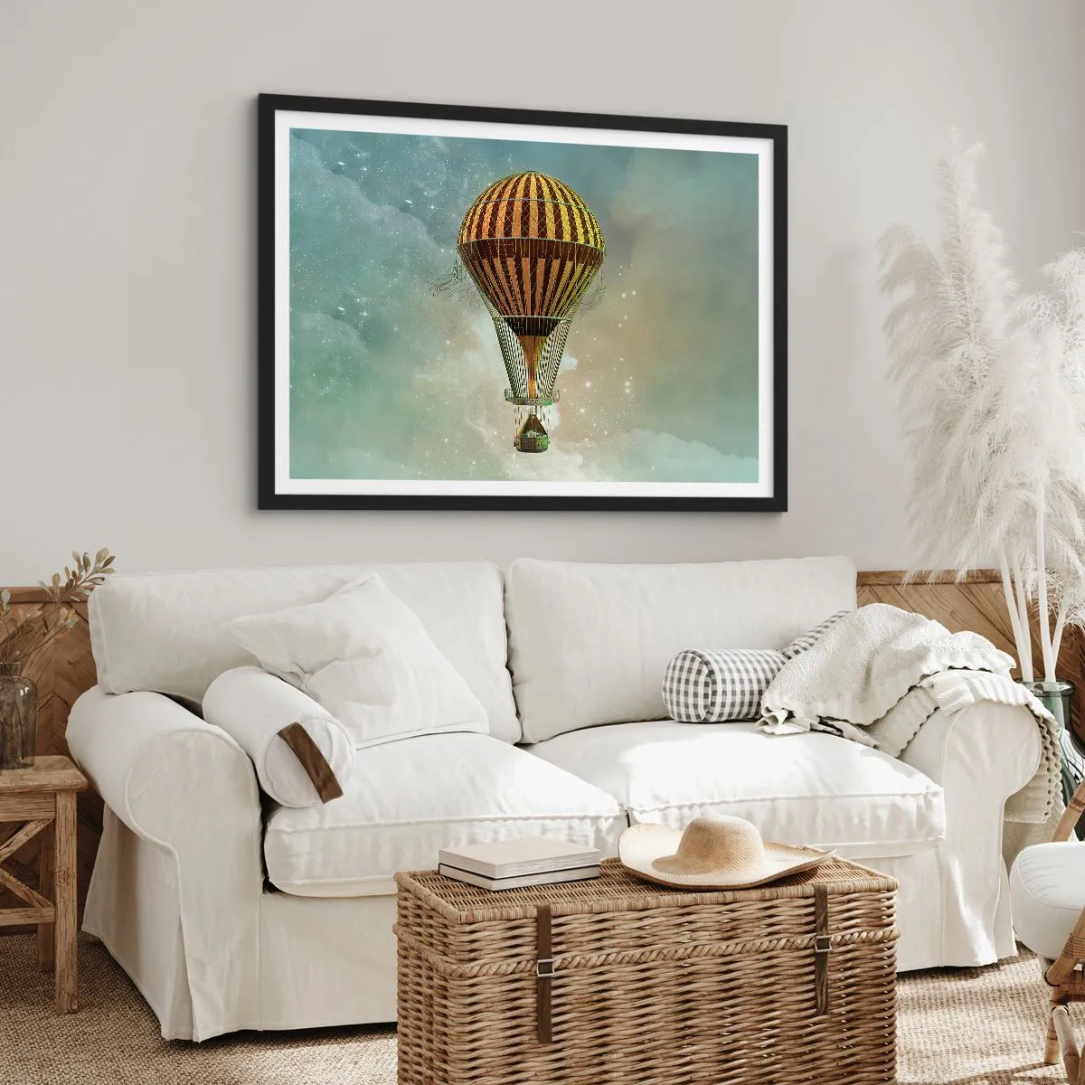 Poszter fehér keretben - Úttörő járatok - 100x70 cm