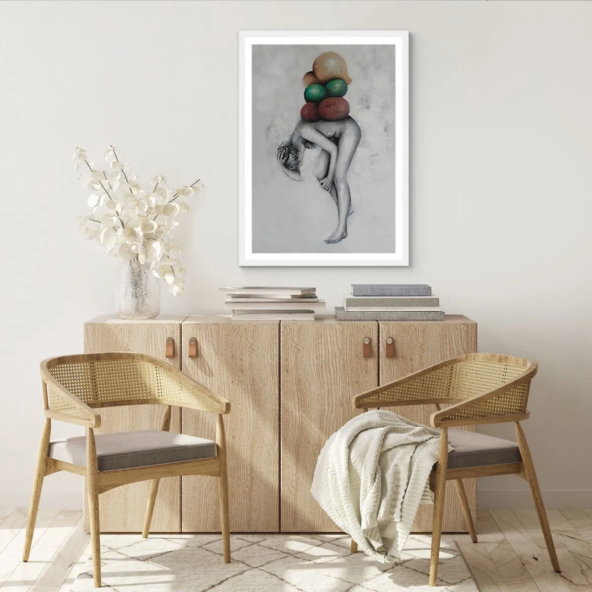 Poszter fekete keretben - Az élet nehézségei - 61x91 cm