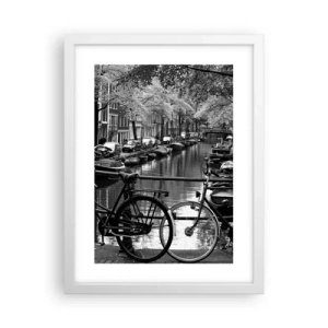 Poszter fekete keretben - Nagyon holland látvány - 30x40 cm