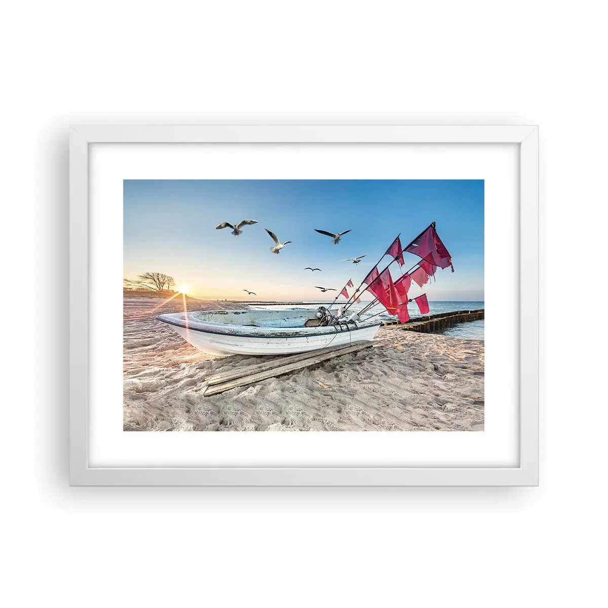 Poszter fekete keretben - Megérdemelt pihenés - 40x30 cm