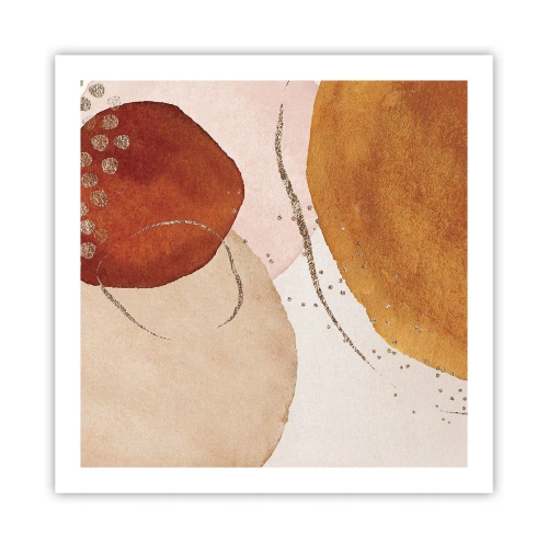 Poszter - Gömbölyűség és mozgás - 60x60 cm