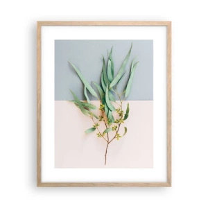 Poszter világos tölgy keretben - Pasztell finomság - 40x50 cm