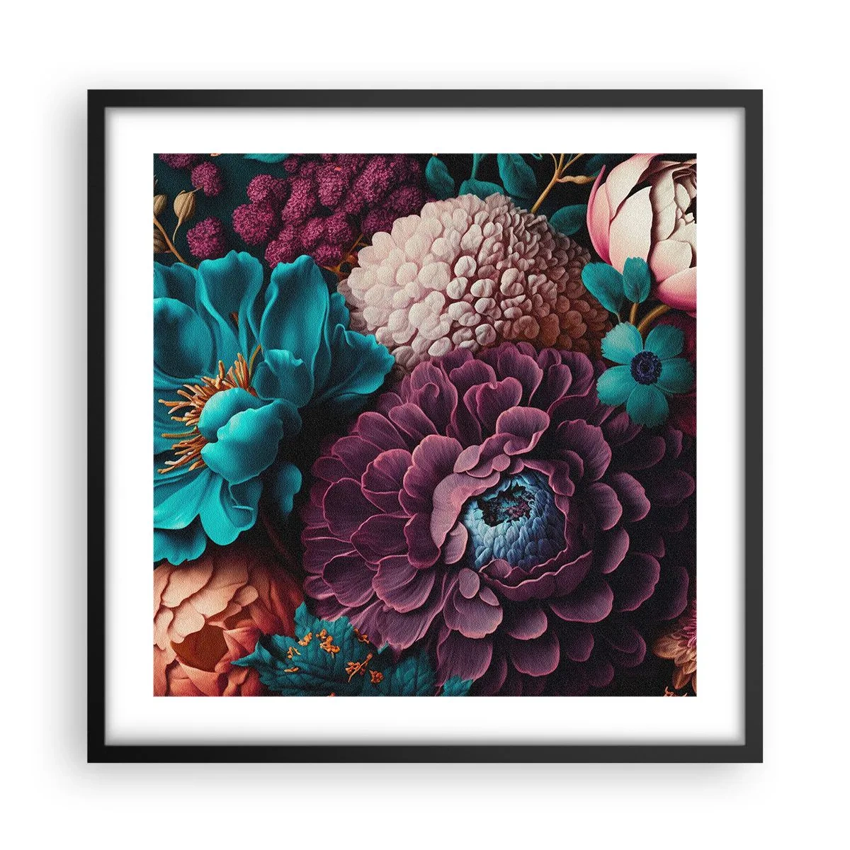 Poszter fehér keretben - A természet bőségében - 50x50 cm