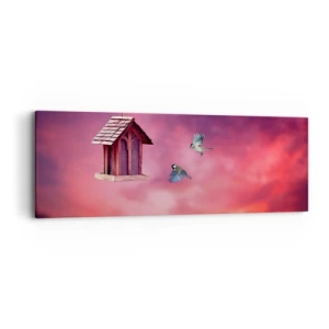 Vászonkép - Meghívás vacsorára - 90x30 cm