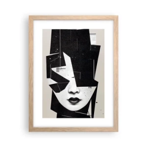 Poszter világos tölgy keretben - Mélyen elrejtve - 30x40 cm