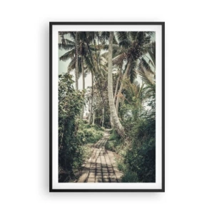 Poszter fehér keretben - Pálma sugárút - 61x91 cm